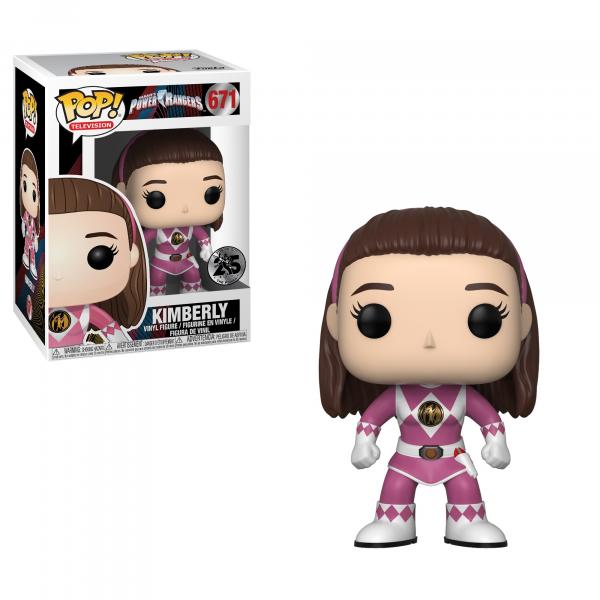 Power Rangers Kimberly Pink Ranger No Helmet Vinyl POP! Figure Toy #671 FUNKO