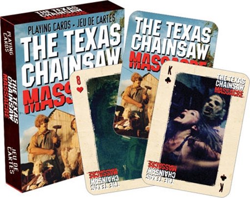 The Texas Chainsaw Massacre Movie Photo Illustrated Playing Cards, NEW SEALED picture