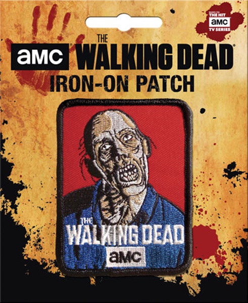 The Walking Dead A Walker Figure Art Image Embroidered Patch NEW UNUSED