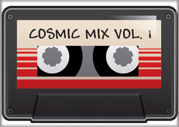 Guardians of the Galaxy Cosmic Mix Vol. 1 Cassette Art Image Refrigerator Magnet