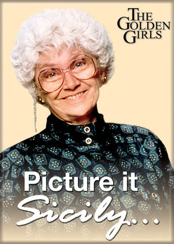 The Golden Girls TV Series Sophia Picture It Sicily .. Photo Refrigerator Magnet picture