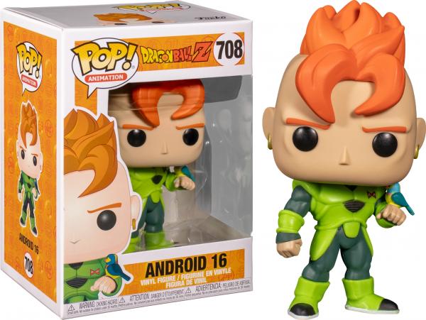 Dragon Ball Z Anime Android 16 Vinyl POP! Anime Figure Toy #708 FUNKO DBZ MIB picture