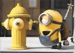 Minions Movie Minion Stuart Beside a Fire Hydrant Refrigerator Magnet NEW UNUSED