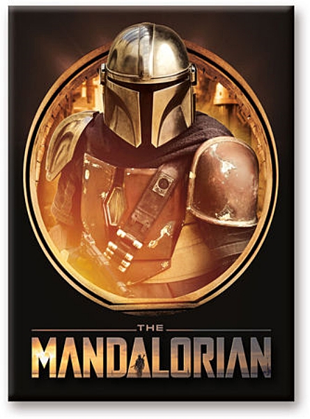 Star Wars The Mandalorian In A Circle Art Image Refrigerator Magnet NEW UNUSED picture