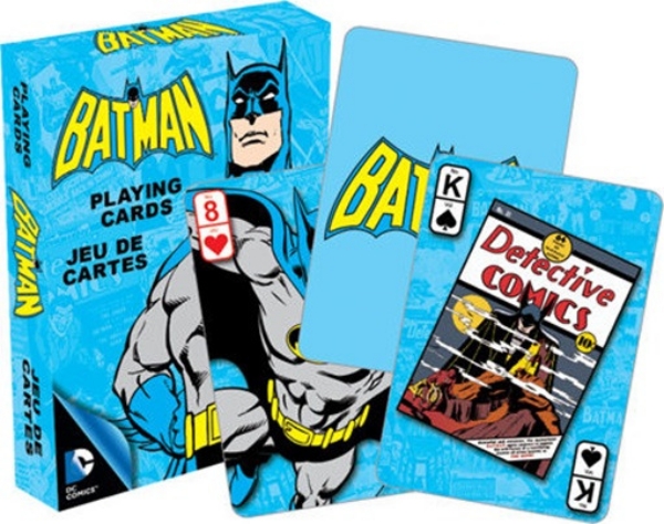 DC Comics Batman Retro Comic Art Illustrated Poker Playing Cards Deck NEW SEALED picture