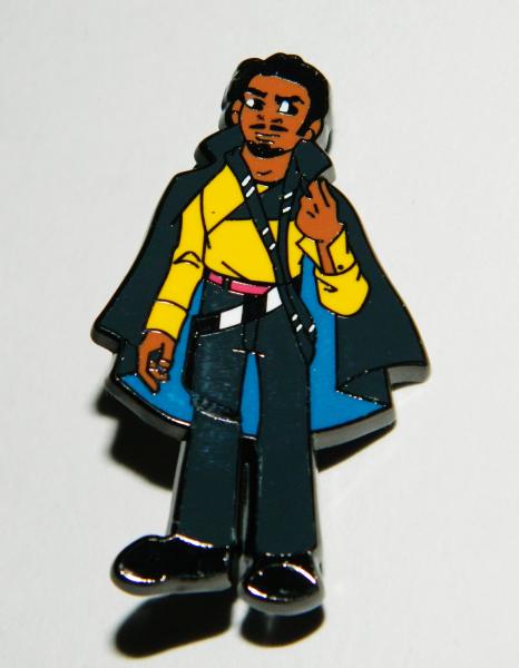 Star Wars Celebration Chicago 2019 Lando Calrissian Figure Metal Enamel Pin NEW