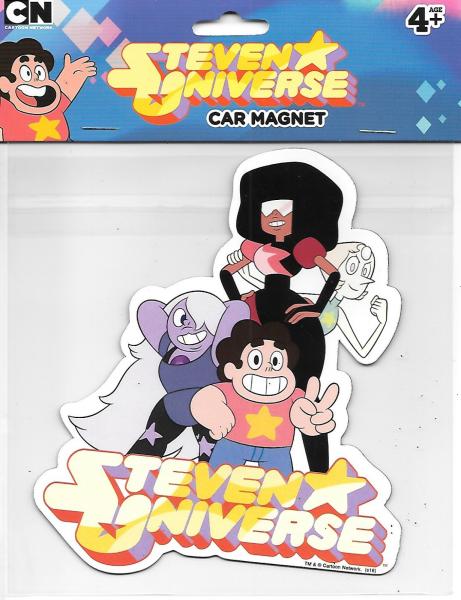 Steven Universe Animated Series Car Magnet Group Pose, NEW UNUSED