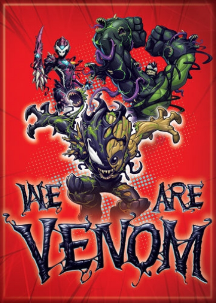 Marvel Maximum Venom We Are Venom Group Art Image Refrigerator Magnet NEW UNUSED