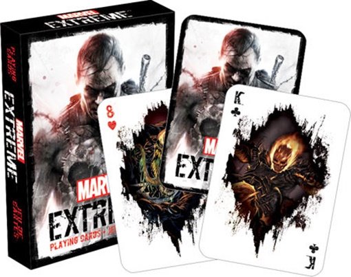 Marvel Comics Extreme Characters Comic Art Poker Playing Cards Deck, NEW SEALED