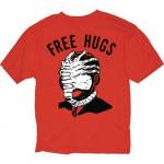 Alien Movies Face Hugger Art FREE HUGS Adult T-Shirt