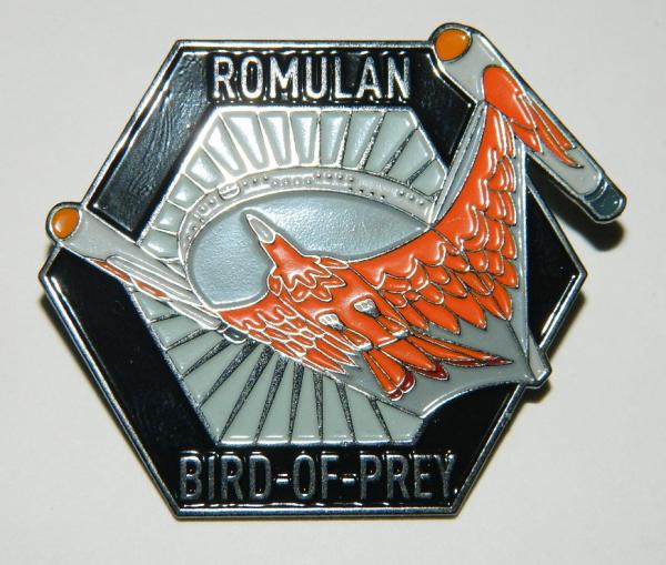 Star Trek The Original Series Romulan Bird of Prey Metal Enamel Pin NEW UNUSED picture