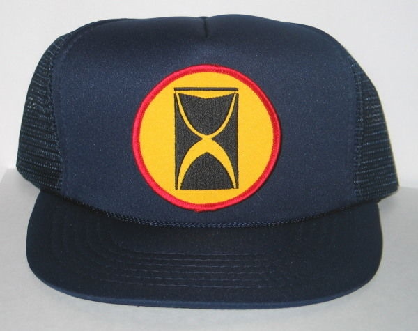 Time Tunnel TV Series Logo Patch on a Black Baseball Cap Hat NEW picture