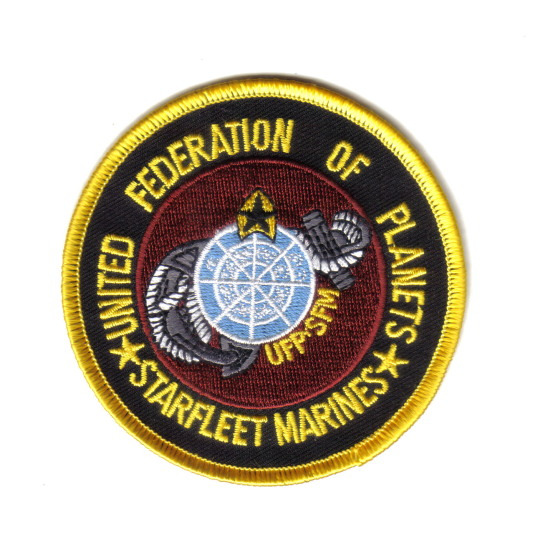 Star Trek United Federation of Planets Starfleet Marines Logo Embroidered Patch