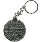 The Beatles Sgt. Peppers Drum Antique Metal Keychain, NEW UNUSED