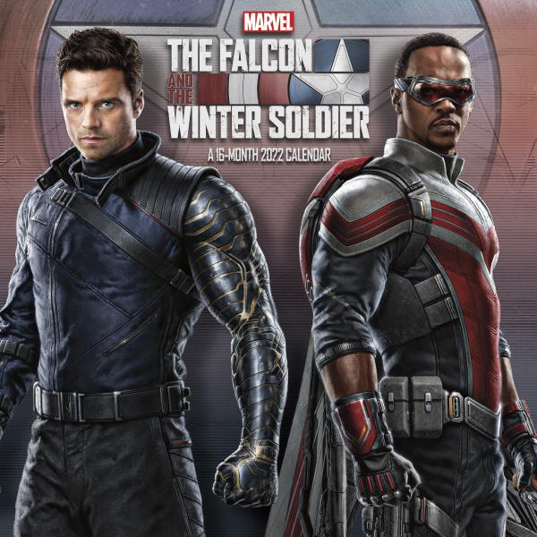 The Falcon and the Winter Soldier Images 16 Month 2022 Wall Calendar NEW SEALED picture