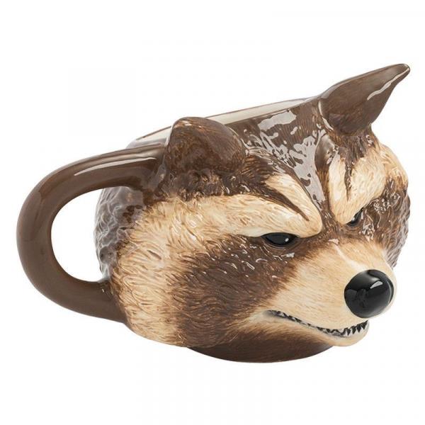 Guardians of the Galaxy Rocket Raccoon 12 oz Sculpted Ceramic Mug NEW UNUSED picture