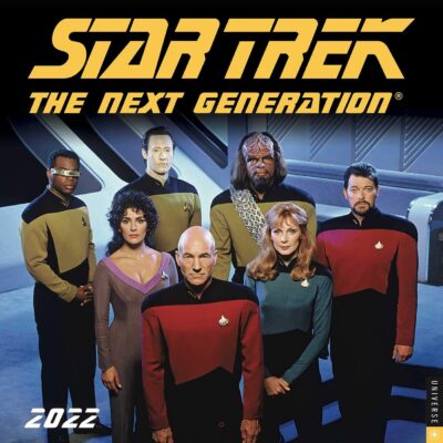 Star Trek The Next Generation TV Series 12 Month 2022 Photo Wall Calendar SEALED