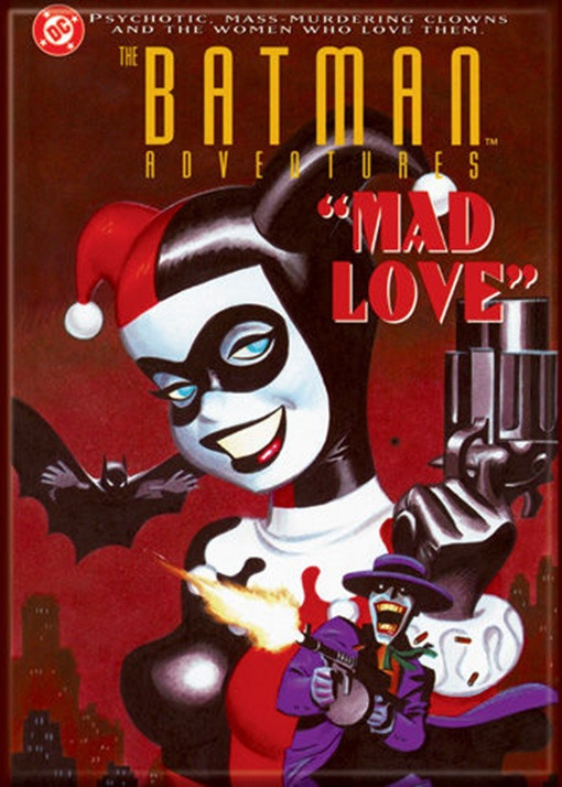 DC Comics Batman Adventures Mad Love Comic Book Cover Refrigerator Magnet, NEW picture