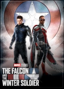 The Falcon and the Winter Soldier Poster Standing Refrigerator Magnet NEW UNUSED