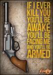 Firefly TV Series If I Ever Kill You You'll Be Awake Fridge Magnet Serenity NEW