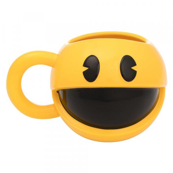 Pac-Man Video Game Character Figural Sculpted 20 oz Ceramic Mug NEW UNUSED picture