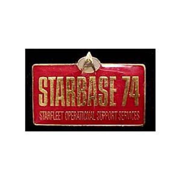 Star Trek: The Next Generation Starbase 74 Logo Metal Enamel Pin NEW UNUSED picture