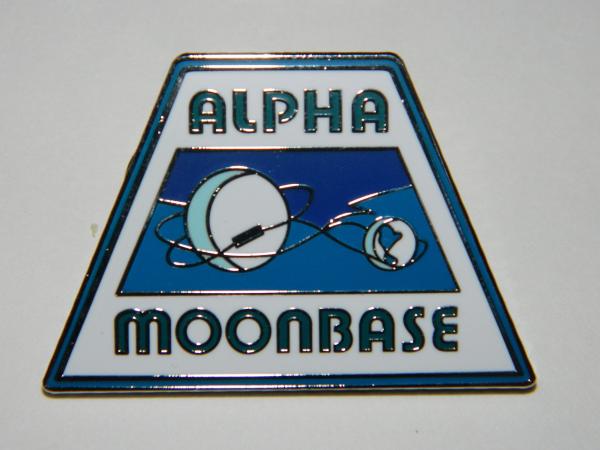 Space: 1999 TV Series Alpha Moonbase Uniform Shoulder Logo Metal Enamel Pin NEW picture