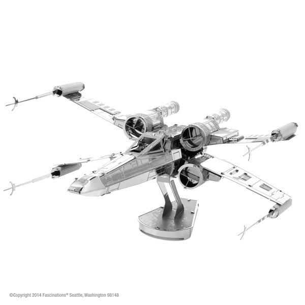 Star Wars X-Wing Fighter Metal Earth 3-D Laser Cut Steel Model Kit #MMS257 NEW picture
