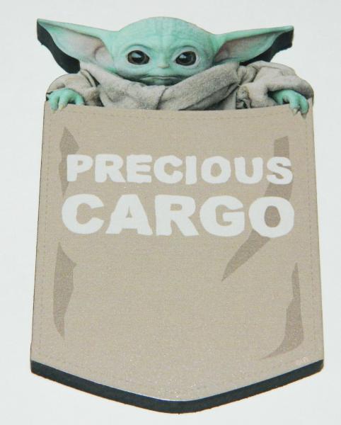 Star Wars The Mandalorian The Child Precious Cargo Chunky 3-D Die-Cut Magnet NEW