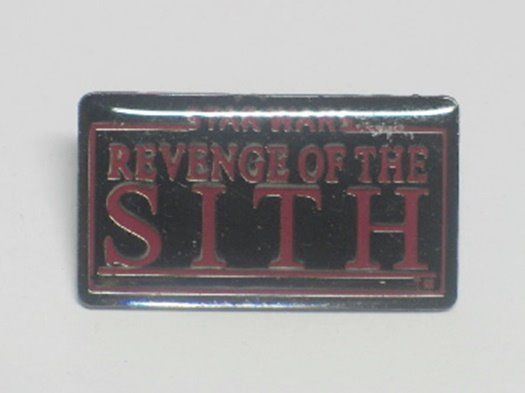 Star Wars Revenge of the Sith Movie Logo Metal Enamel Pin NEW UNUSED