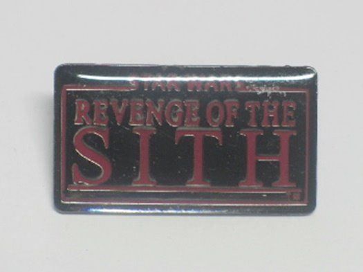 Star Wars Revenge of the Sith Movie Logo Metal Enamel Pin NEW UNUSED picture