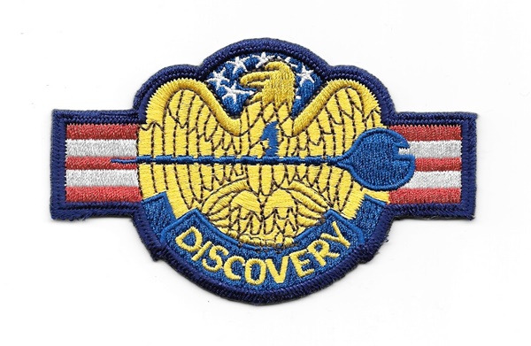 2001: A Space Odyssey Discovery Ship Logo Embroidered Patch NEW UNUSED