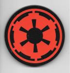 Star Wars Imperial Empire Cog Red Logo Chunky 3-D Die-Cut Magnet NEW UNUSED