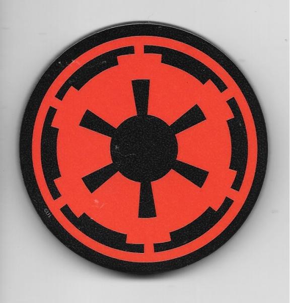 Star Wars Imperial Empire Cog Red Logo Chunky 3-D Die-Cut Magnet NEW UNUSED