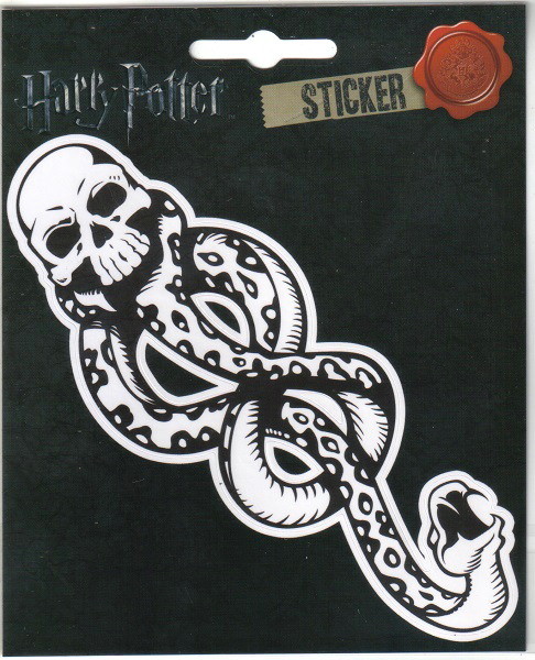 Harry Potter Death Mark Logo Peel Off Image Sticker Decal, NEW UNUSED picture