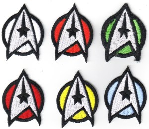 Star Trek: The Motion Picture Embroidered Patch Set of Six NEW UNUSED