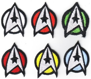 Star Trek: The Motion Picture Embroidered Patch Set of Six NEW UNUSED picture