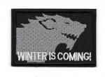 Game of Thrones Stark Direwolf Winter Is Coming Embroidered Patch, NEW UNUSED