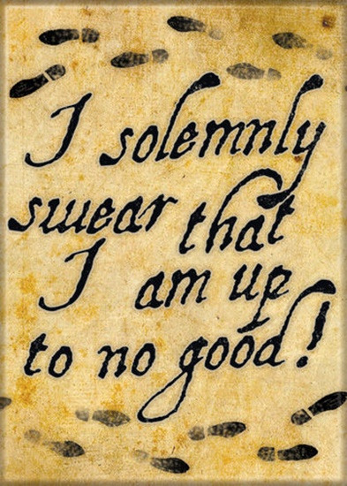 Harry Potter I Solemnly Swear That I Am Up To No Good Refrigerator Magnet NEW picture