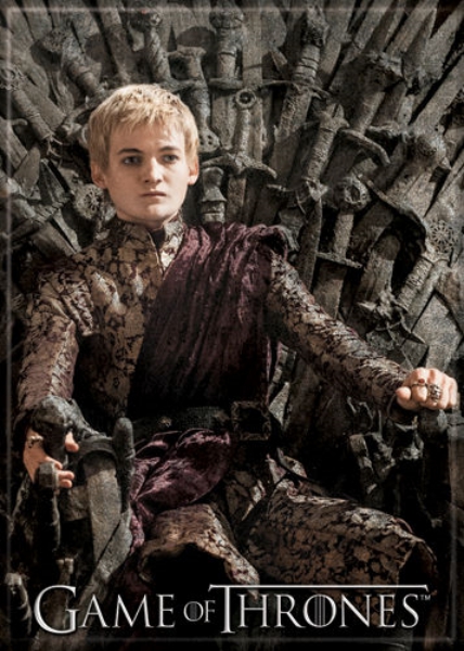 Game of Thrones Joffrey Baratheon on Throne Photo Image Refrigerator Magnet NEW picture