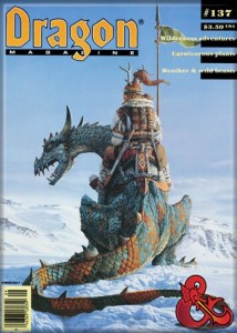 Dungeons & Dragons Dragon Magazine #137 Cover Art Refrigerator Magnet NEW UNUSED picture