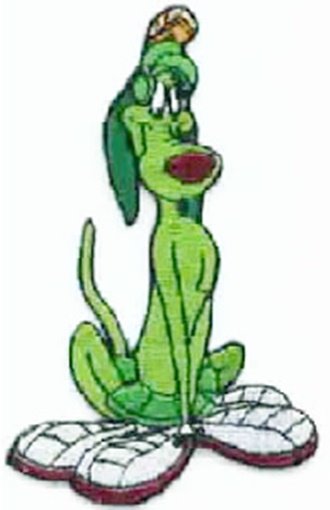 Looney Tunes Marvin The Martian & K9 Cartoon Sticker or Fridge Magnet 