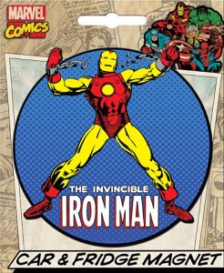 Marvel Comics Iron Man in Fighting Stance Comic Art Image Car Magnet NEW UNUSED picture