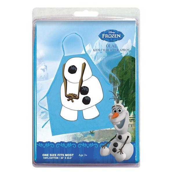 Walt Disney Frozen Movie Olaf Figure Kids Character Cotton Adjustable Apron NEW