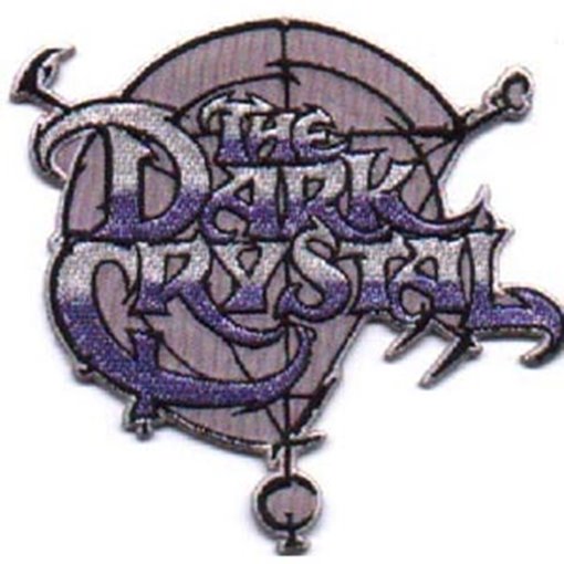 Dark Crystal Movie Frosted Name Logo Embroidered Patch, NEW UNUSED