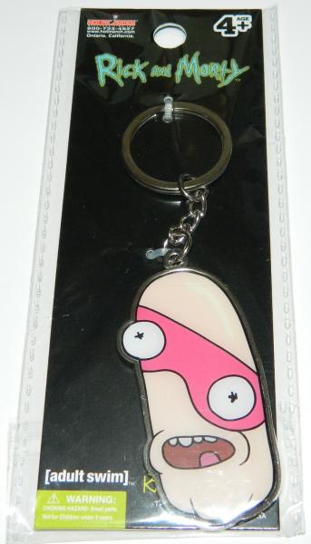 Rick and Morty Animated TV Series Noob Noob Colored Metal Key Ring Key Chain NEW picture