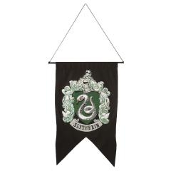 Harry Potter House of Slytherin Logo Crest Hanging Wall Banner NEW UNUSED