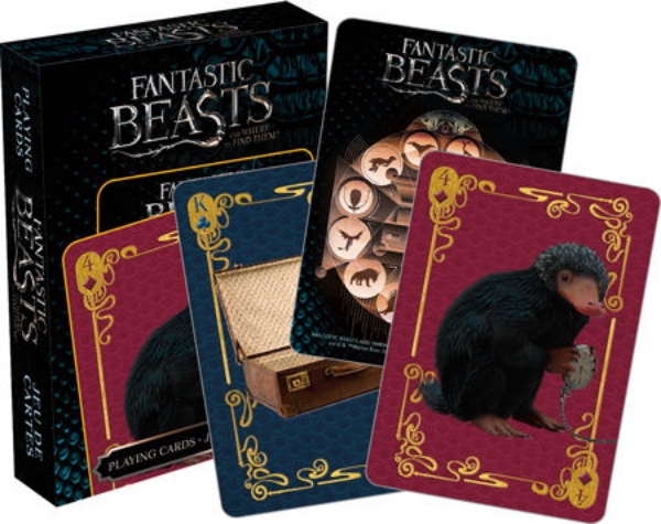 Fantastic Beasts Magical Creatures Themed Photo Illustrated Playing Cards SEALED picture