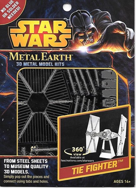 Star Wars The Force Awakens Kylo Ren's Command Shuttle Metal Earth Steel Model picture