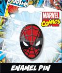 Marvel Comics Spider-Man Head and Mask Thick Metal Enamel Pin NEW UNUSED